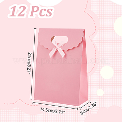 Прямоугольные бумажные подарочные пакеты CARB-WH0017-14A-01