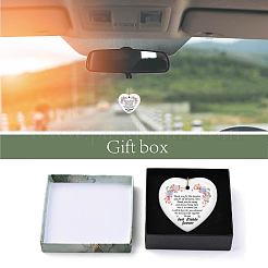 1 шт. фарфоровые большие подвески ручной работы&nbsp;AJEW-CN0002-04F