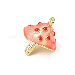 Pendentifs d'émail en laiton &nbsp;KK-CBACA9B-01G-02