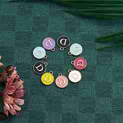 120шт 12 цвета позолоченные подвески из сплава&nbsp;ENAM-SZ0001-64D