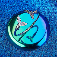Brazalete de esmalte de aleación de cola de sirena&nbsp;JB744A