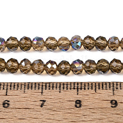 Гальванизируйте прозрачное стекло бисер нитей&nbsp;EGLA-N054-T4mm-A03