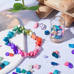 2 нити синтетических бирюзовых бусин нити G-SC0002-50