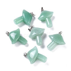 Естественный зеленый авантюрин подвески&nbsp;LS-G-R480-02A