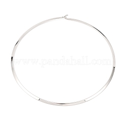 Ожерелья-чокеры из нержавеющей стали 201 толщиной 4 мм NJEW-Z098-06P