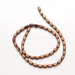 Electroplate non magnetici ematite sintetico fili di perline&nbsp;G-F300-40A-08