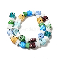 Бусы лэмпворк ручной работы LAMP-G154-07