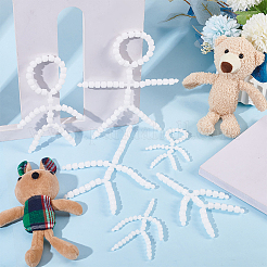 6шт 6 стиля пластиковая фигурка подвижный скелет DIY-OC0012-10