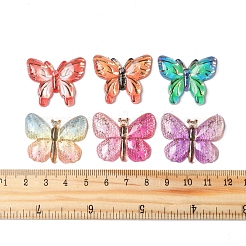 40 шт. 2-х стилевых подвесок из полупрозрачного акрила с принтом MACR-FS0002-04