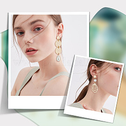 50 пара сережек-гвоздиков из нержавеющей стали 304 STAS-BBC0001-73