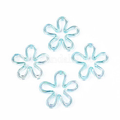Cuentas acrílicas uv chapadas&nbsp;LS-TACR-S161-04C