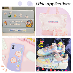 10 шт. 10-х стилевые нашивки из полиэстера для одежды DIY-PH0009-91