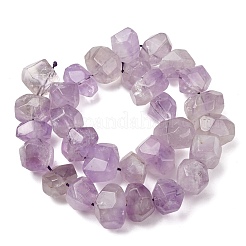 Natürlichen Amethyst Nuggets Perlenstränge&nbsp;G-P082-15