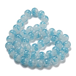 Бусы лэмпворк ручной работы LAMP-L079-05G