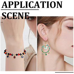 30 шт. настоящая 18-каратная позолоченная латунь с подвесками из кубического циркония&nbsp;ZIRC-BBC0002-92