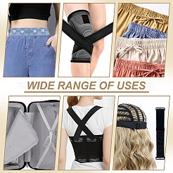 5 ярд плоский полиэфирный эластичный резиновый шнур с вышивкой/лента OCOR-WH0016-10A