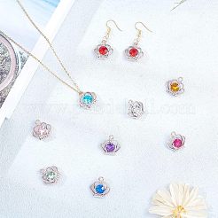 Placage uv pendentifs en plastique abs&nbsp;KY-CA0001-02