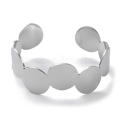 Браслеты-манжеты из нержавеющей стали 304&nbsp;BJEW-P307-03P