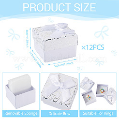 Бант картон бумага кольца подарочные коробки для хранения CON-TAC0001-16D