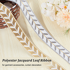 12 m langes Polyester-Jacquard-Blattband&nbsp;OCOR-OC0001-46C