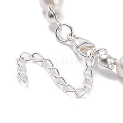 Bracelet en perles de coquillage et de perles de verre&nbsp;BJEW-TA00096