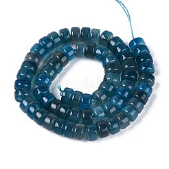 Окрашенные естественный агат бисер пряди&nbsp;G-T143-17N