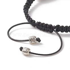 Браслет из синтетической бирюзы (окрашенной) черепаховой оплетки из бисера для женщин BJEW-TA00225-02