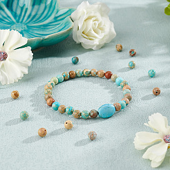 Натуральные имперские нитки из яшмы G-OC0004-92B