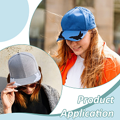 8 пара 2-цветных полиэстеровых нашивок с компьютерной вышивкой&nbsp;DIY-BC0015-83