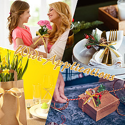 4 рулон полиэстеровой блестящей ленты&nbsp;OCOR-ME0001-47A