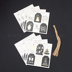 Рождественские тематические бумажные ленты DIY-I069-03E