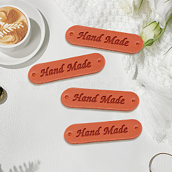 Этикетки из искусственной кожи 50 шт. DIY-CL0002-07B