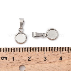 Pendentifs cabochons en acier inoxydable 304&nbsp;STAS-I328-01A-P