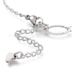 Ножные браслеты из нержавеющей стали 304 AJEW-M026-11P