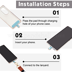 16шт 8-х цветный пластиковый шнурок для сотового телефона&nbsp;FIND-GL0001-32