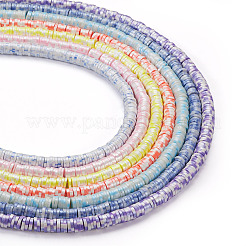 7 нитка 7 цвета бусины из полимерной глины ручной работы&nbsp;CLAY-TA0001-50A