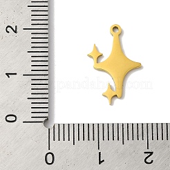 5 Stück 201 Edelstahlanhänger&nbsp;STAS-Z068-04G