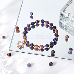 2 нити натуральных галактических бусин тигровый глаз нити&nbsp;G-OC0002-76