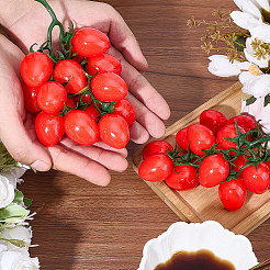 2 Stück Kunststoff-Imitat-Kirschtomate&nbsp;AJEW-SP0004-32