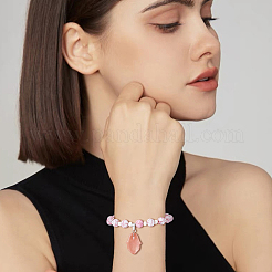 10шт 10 стиля смешанные подвески с драгоценными камнями G-HY0001-46