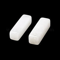 天然石クオーツクリスタルペンダント  ロッククリスタルの立方体チャーム  24.5~25x6.5~7x6.5~7mm  穴：1.5mm&nbsp;G-L593-01B