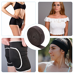 5 ярд полиэстеровых нескользящих эластичных лент&nbsp;SRIB-GF0001-62B