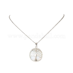 3 шт. латунных подвесок с синтетической бирюзой NJEW-JN05492