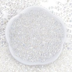 Прозрачный цвет радуги стеклянный бисер&nbsp;X1-SEED-K010-02