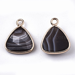 Природные и синтетические смешанные драгоценные камни / подвески из стекла&nbsp;G-N326-48