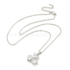 Ожерелья из нержавеющей стали 304 с цепочкой из троса NJEW-H040-14P