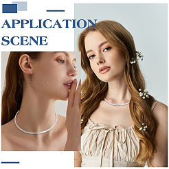 10 Stück Zinklegierung Choker Halskette Herstellung&nbsp;NJEW-ME0001-12