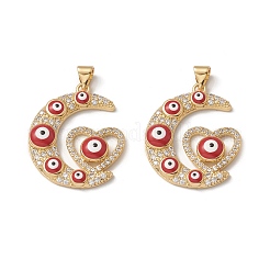 Подвески из латуни с эмалью в стойку&nbsp;KK-D087-21G