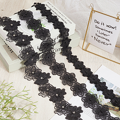 3 Stück 3 Stile Polyester-Blumen-Spitzenband&nbsp;OCOR-CY0001-20A