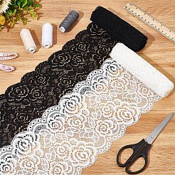 4 ярд 2-цветного нейлона с волнистым краем в виде цветка и листа&nbsp;OCOR-GF0002-60